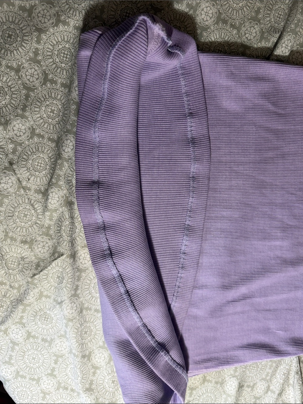 AMO Lilac Ribbed Tank Midi Dress - Picture 8 of 10